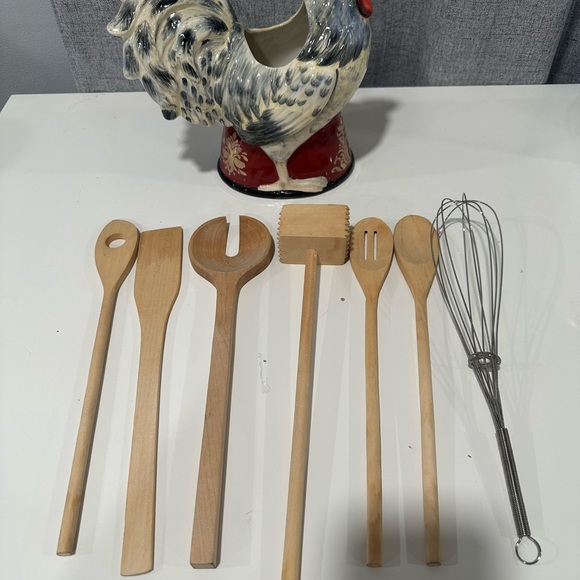 Certified international Susan winget avignon morning rooster utensil holder. - Picture 7 of 7